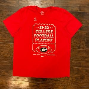 Nike UGA Georgia Bulldogs Playoffs Tee Unisex